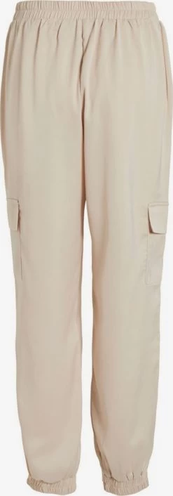 Vila Pantalons Tapered Broek Dames Beige