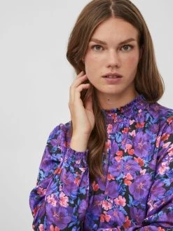 Vila Blouseshirts Blouse Dames Lila -Vila 9cb174ce11b884ba1e2ec026804e876e