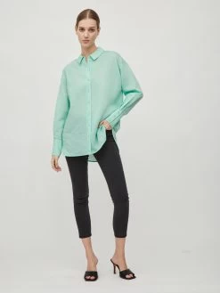 Vila Overhemden Blouse Valia Dames Mintgroen -Vila 9d17d514838d57065f68d0577bc2331c