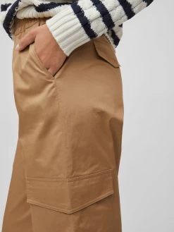 Vila Cargobroeken Loosefit Cargobroek Dames Beige -Vila 9e3984140994d4dc3e9f5e9cb827e47d