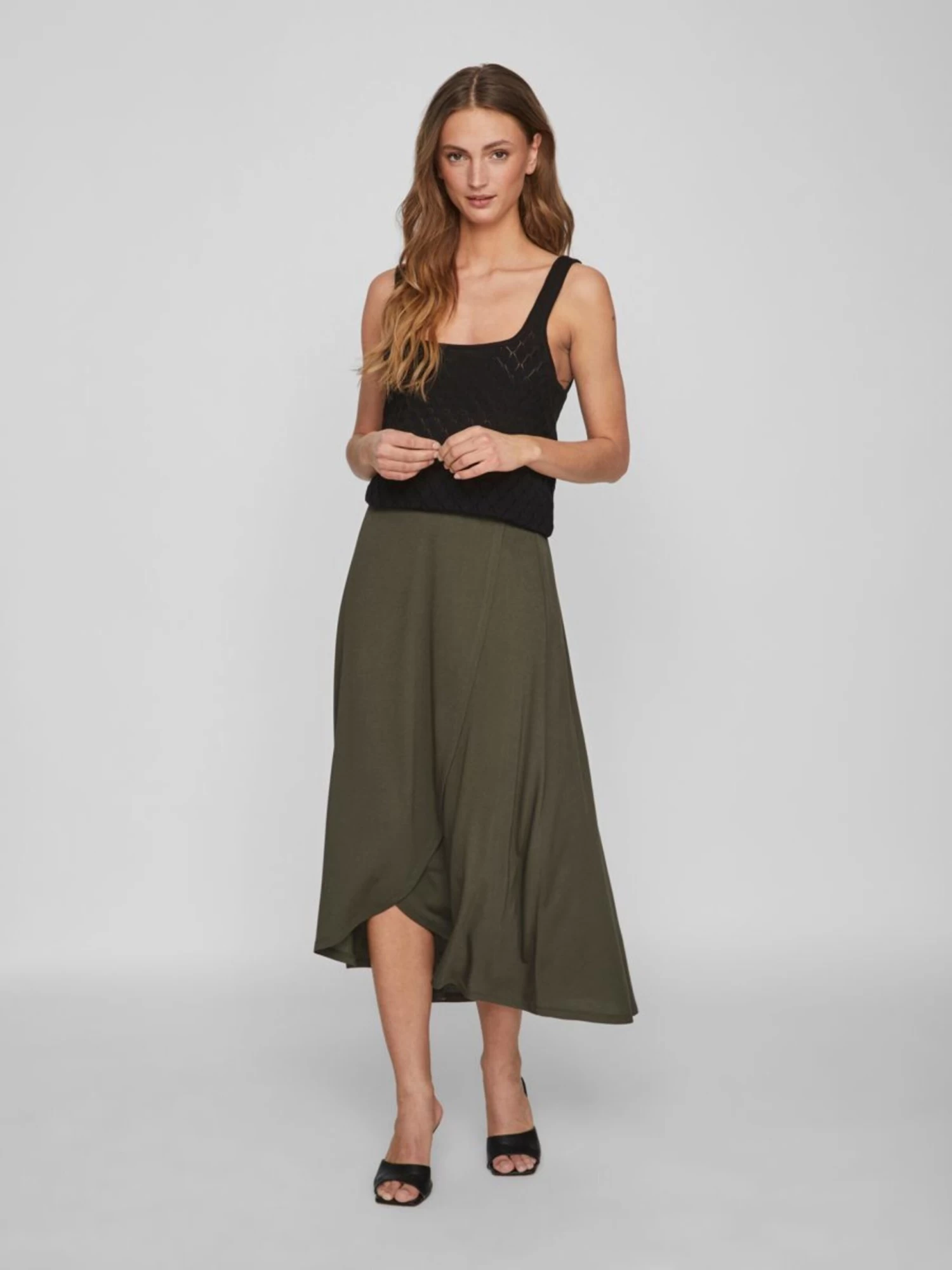 Vila Tanktops Top Dames Zwart 5 Vila Tanktops Top Dames Zwart - Afbeelding 5