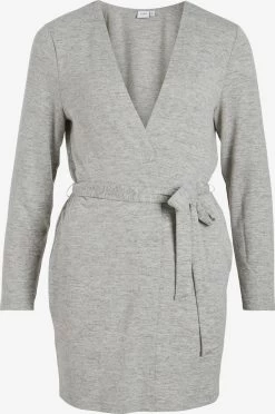 Vila Vesten Gebreid Vest KATHRINE Dames Lichtgrijs