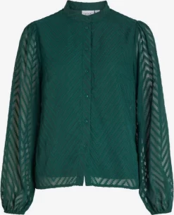 Vila Blouseshirts Blouse Dames Groen