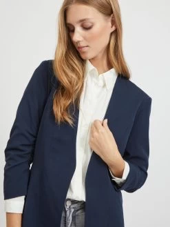 Vila Klassieke Blazers Blazers Viher Dames Navy -Vila 9f201d2f646ff567069aae17b192187a