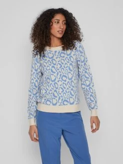 Vila Fijngebreide Truien Trui Ril Dames Donkerbeige -Vila 9f4ce77a84f0dd3a648cbdeff0150490