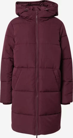 Vila Wintermantels Wintermantel TRUST Dames Bloedrood