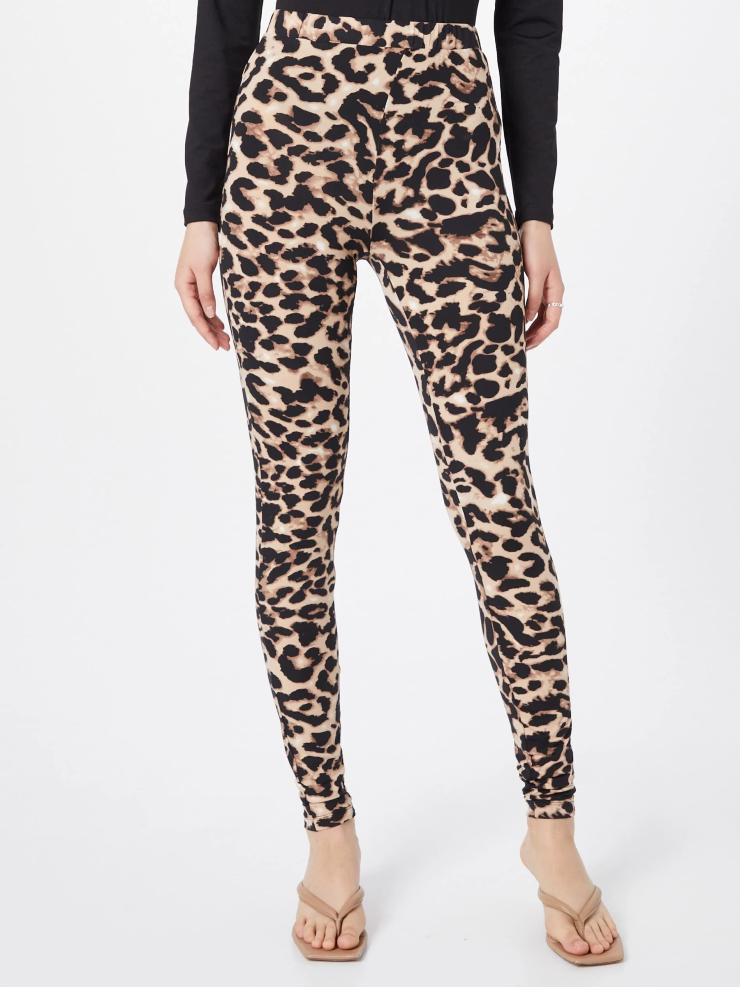 Vila Broeken Skinny Leggings Leoa Dames Bruin 2 Vila Broeken Skinny Leggings Leoa Dames Bruin - Afbeelding 2