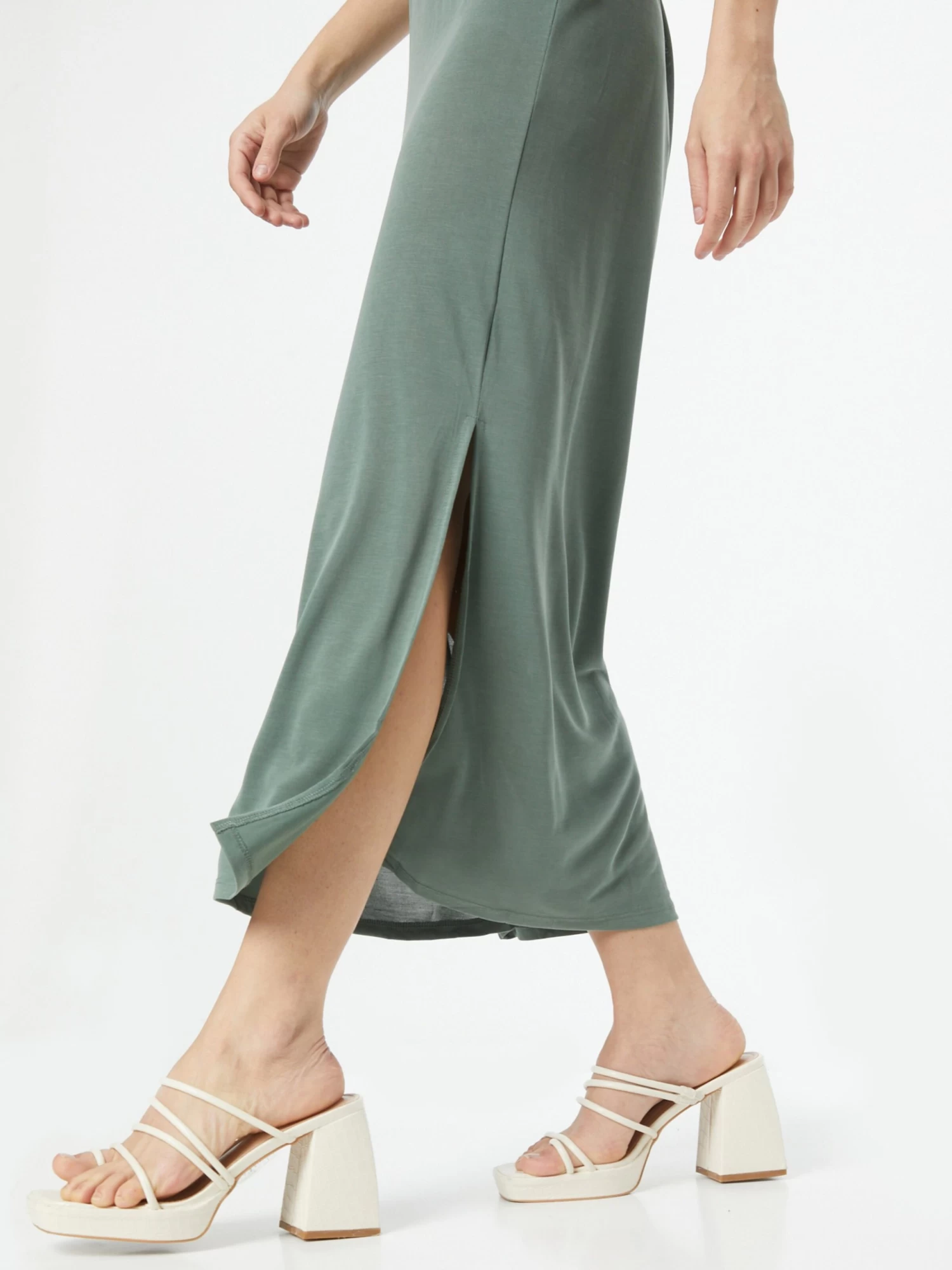 Vila Maxi Rokken Rok Dames Olijfgroen 2 Vila Maxi Rokken Rok Dames Olijfgroen - Afbeelding 2