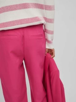 Vila Chinos Loosefit Chino Kamma Dames Fuchsia -Vila a13a4d7cf2c2d9aef0d5576468f41c1d