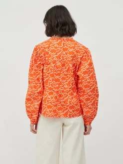 Vila Overhemden Blouse Dames Oranje -Vila a18bc16179136795f6ae74780cfb4734 scaled