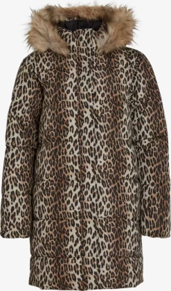 Vila Winterjassen Winterjas Dames Bruin