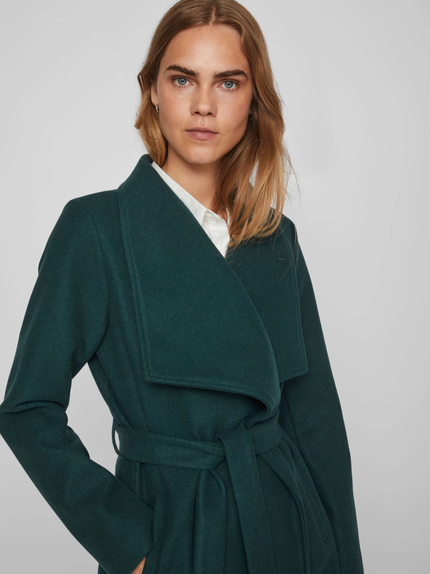 Vila Tussenmantels Tussenmantel Dames Groen 6 Vila Tussenmantels Tussenmantel Dames Groen - Afbeelding 6