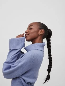 Vila Gebreide Jurken Gebreide Jurk Rolfie Dames Smoky Blue 13 Vila Gebreide Jurken Gebreide Jurk Rolfie Dames Smoky Blue -Vila a33ab4f1f0364be5b15a5d7c7cc57da7