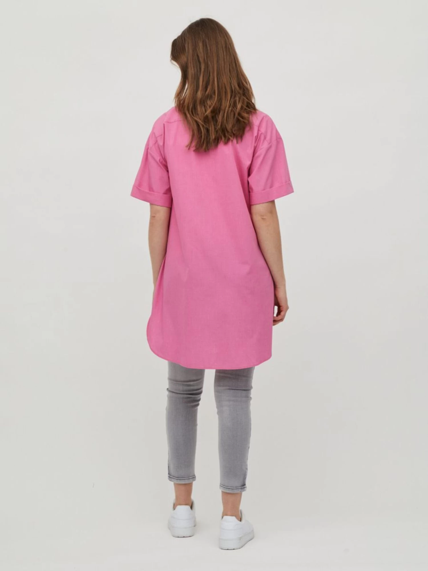 Vila Lange Blouses Blouse Dames Pink 4 Vila Lange Blouses Blouse Dames Pink - Afbeelding 4