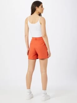 Vila Shorts Wide Leg Bandplooibroek Alina Dames Oranje -Vila a41e1972c08910344c3156c8baed57cd