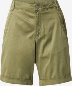 Vila Shorts Regular Broek Dames Kaki