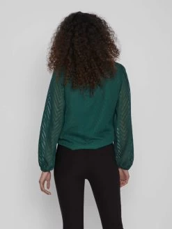 Vila Blouseshirts Blouse Dames Groen -Vila a53bf894b884f0a4a2f0cab9440ce9c2