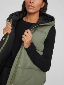 Vila Bodywarmers Bodywarmer Dames Olijfgroen -Vila a659081729b0c80143fab9f2983bfc05 scaled