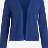 Vila Vesten Gebreid Vest Dames Blauw