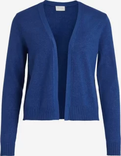 Vila Vesten Gebreid Vest Dames Blauw