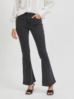 Vila Bootcut Flared Jeans Dames Zwart 9 Vila Bootcut Flared Jeans Dames Zwart -Vila a6d827277793d1260d32f28adcf960a3