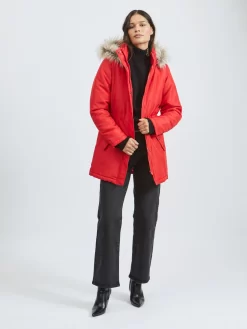 Vila Parkas Winterparka Dames Rood 7 Vila Parkas Winterparka Dames Rood -Vila a7027c4a0a122e75471ed7a6dc83e186 scaled