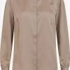 Vila Overhemden Blouse Dames Lichtbeige