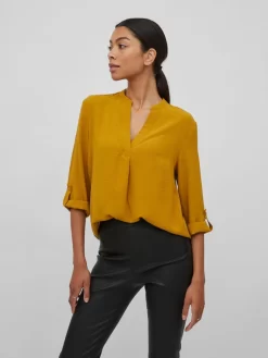 Vila Blouses Met Korte Mouw Blouse Dames Geel 7 Vila Blouses Met Korte Mouw Blouse Dames Geel -Vila a8105a074c45adcf95d73e3236b44abc scaled