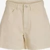 Vila Denim Shorts Regular Jeans Hilva Dames Crème