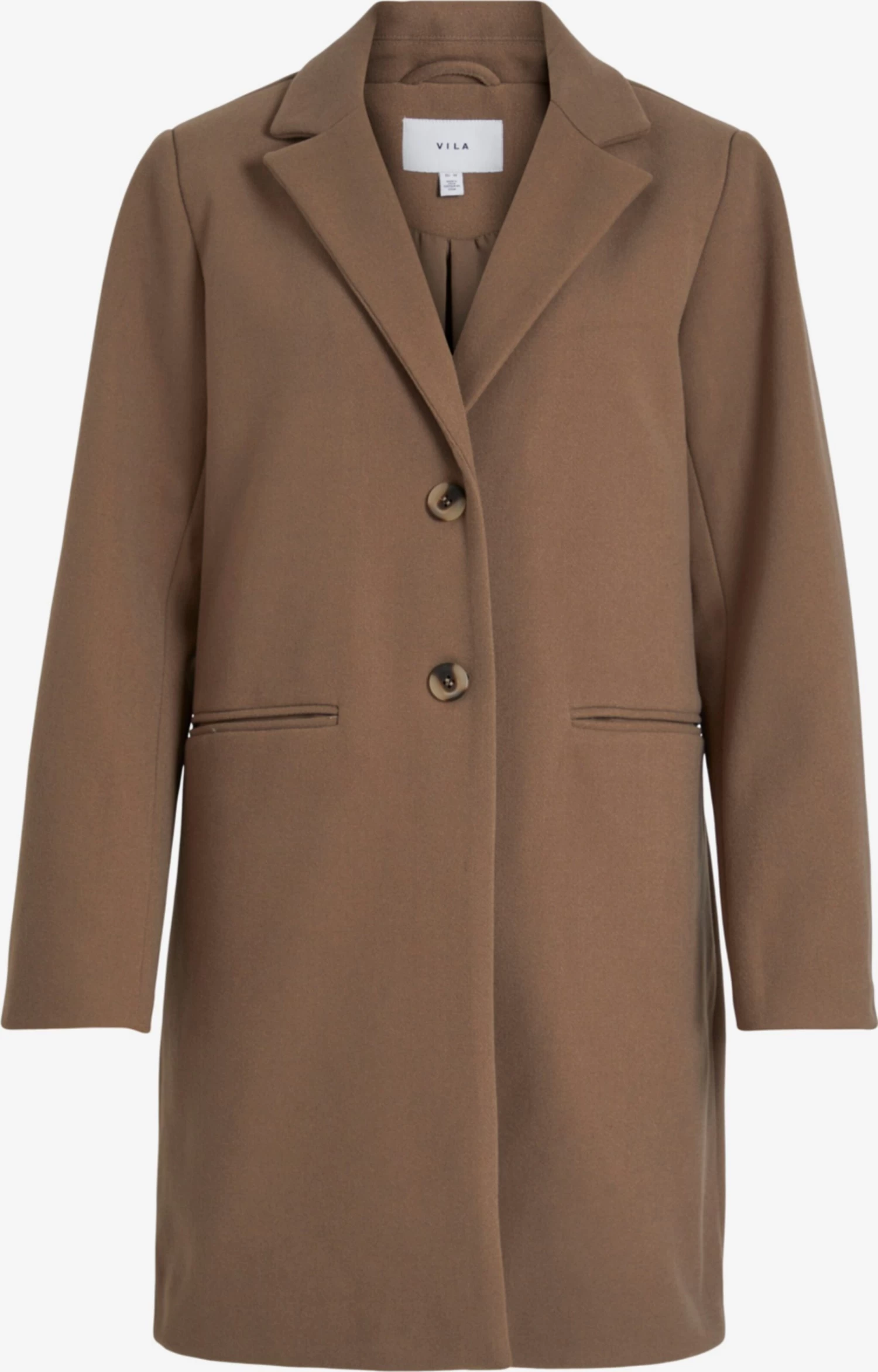 Vila Lange Blazers Blazers POKO Dames Lichtbruin 1 Vila Lange Blazers Blazers POKO Dames Lichtbruin