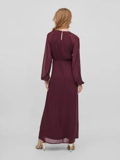 Vila Avondjurken Avondjurk Milina Dames Bordeaux -Vila abd02d59a419a38679720664735182ea