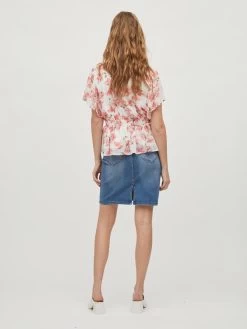 Vila Mini Rokken Rok May Dames Blauw -Vila ac1b72ba8512b5ff98f4b84230e61082