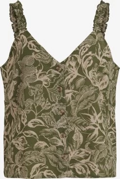 Vila Blouse Tops Blouse ETNI TIA Dames Olijfgroen