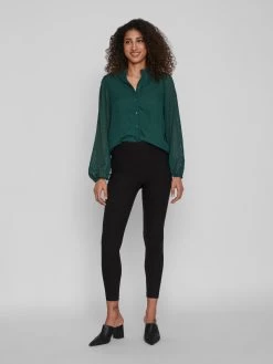 Vila Broeken Skinny Leggings Laura Lou Dames Zwart -Vila ac8e76ba9ec40e86e857f76dd2ee5f75