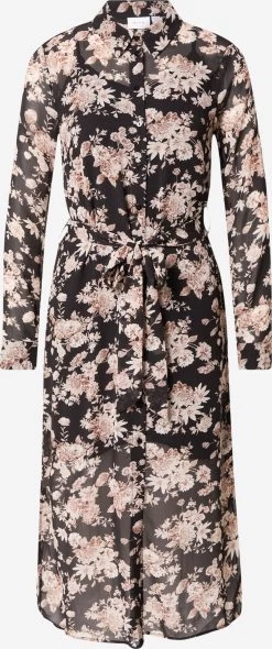 Vila Blousejurken Blousejurk VINDI Dames Zwart