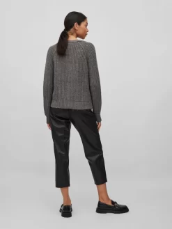 Vila Vesten Gebreid Vest Suba Dames Antraciet -Vila ad1f1f6c7593379d169701ad432329c9 scaled