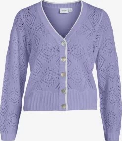 Vila Vesten Gebreid Vest JODIE Dames Lavendel