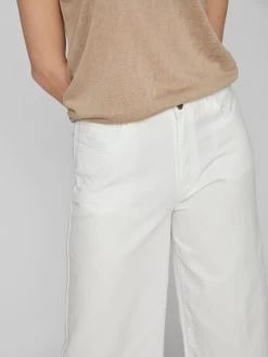 Vila Wide Leg Wide Leg Jeans Widey Dames Wit -Vila ad2872b247c707a635bc89c95655fb49