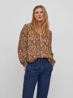 Vila Blouseshirts Blouse Dames Bruin Gemêleerd 8 Vila Blouseshirts Blouse Dames Bruin Gemêleerd -Vila ad2c868fddfece2f0a4a38ec852f5781 scaled