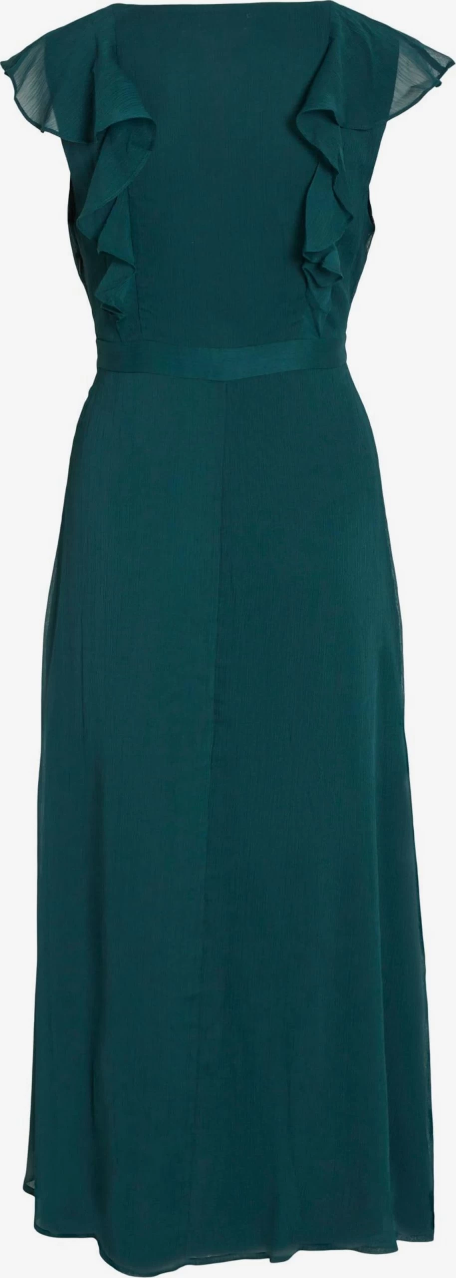 Vila Maxi Jurken Jurk Rilla Dames Donkergroen 2 Vila Maxi Jurken Jurk Rilla Dames Donkergroen - Afbeelding 2