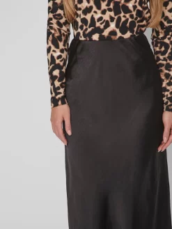 Vila Midi Rokken Rok DINNA Dames Zwart -Vila ad5dbd81d6c24b9b68bf49a7cdff5d76 scaled