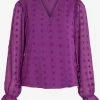 Vila Blouseshirts Blouse Dames Roze