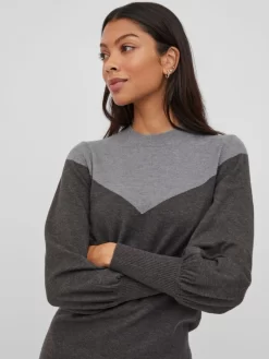 Vila Gebreide Jurken Gebreide Jurk Dames Antraciet / Lichtgrijs 13 Vila Gebreide Jurken Gebreide Jurk Dames Antraciet / Lichtgrijs -Vila ae40768e9331bf8a0506a4948617d68d scaled