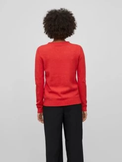 Vila Basic Truien Trui Dames Rood 9 Vila Basic Truien Trui Dames Rood -Vila ae425f3639f8d48680bc25098849a9b6