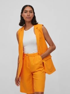 Vila Bodywarmers Bodywarmer Shelly Dames Lichtoranje -Vila aeba12b58367ebbe8a0e29819c558d99