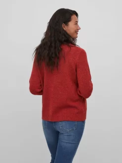 Vila Basic Truien Trui Dames Rood 8 Vila Basic Truien Trui Dames Rood -Vila aec3dd54534b686b2ab73595e4ce0b9c scaled