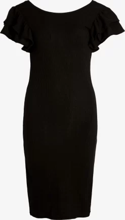 Vila Cocktailjurken Cocktailjurk SADIE Dames Zwart