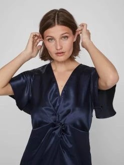 Vila Avondjurken Avondjurk Sittas Dames Navy -Vila b0a6d42005b5c9e93c2b765a75705f3f