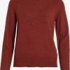 Vila Basic Truien Trui Ril Dames Roestrood