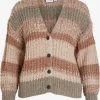 Vila Vesten Gebreid Vest ABRIL Dames Bruin / Cappuccino